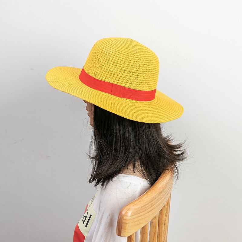 Luffy’s Cosplay Straw Hat for Kids and Adults